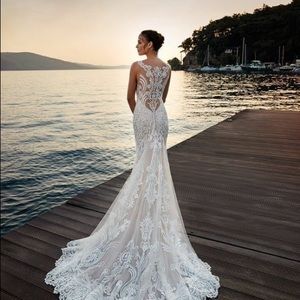 Unaltered, designer wedding dress!